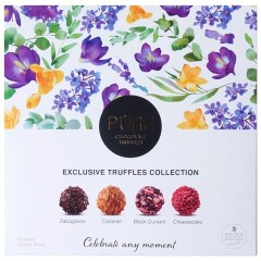 PURE Milk chocolate and chocolate truffles pure collection flowers 135g 135g