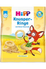 HIPP Ekologiški žiedai HIPP su sūriu nuo 12 mėn. 25g