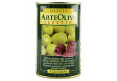 ARTEOLIVA Zaļās olives ar anšoviem 300g