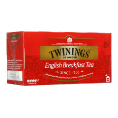 TWININGS Arbata TWININGS ENGLISH BREAKFAST,25x2g 50g