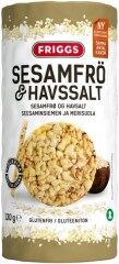 FRIGGS Gluten-free corn wafers with sesame seeds and sea salt 130g