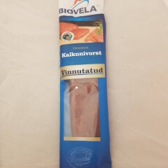 BIOVELA Vinnutatud kalkunivorst 120g