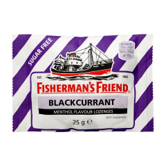FISHERMAN'S FRIEND Pastilės FISHERMAN'S FRIEND BLACKCURRANT 25g