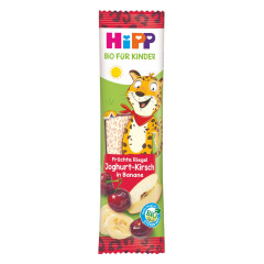 HIPP Ekol. bananų, vyšnių sulčių batonėlis HIPP su jogurtu nuo 1 m. 23g