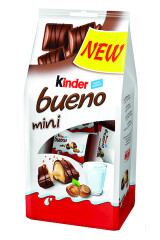 KINDER Šokoladiniai saldainiai KINDER BUENO MINI 108g