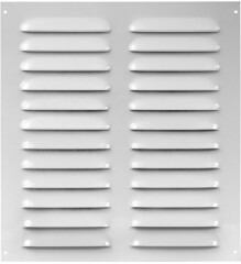 EUROPLAST Metalinės ventiliacijos grotelės MR2628, 260 x 280 mm, baltos sp. 1pcs