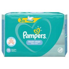 PAMPERS Serv. Pampers Fresh Clean, 3x52 vnt. 156pcs