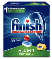 FINISH Aut.nõudepesutabletid All-in-1 Lemon 39pcs