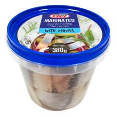 VICI Marinated herring pieces with onions 0,38kg