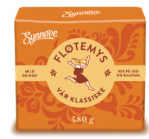 SYNNOVE Rudasis sūris Fløtemys SYNNØVE, 35%, 10x480g 480g