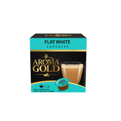 AROMA Kafijas kapsulas Flat White 16pcs