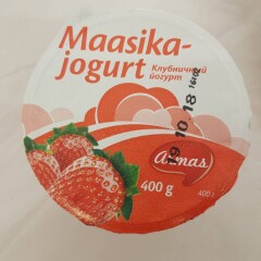 ARMAS jogurt maasikamaitseline 400g