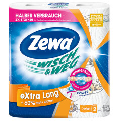 ZEWA Majapidamispaber Wisch&Weg,2rl. 2pcs
