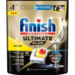 FINISH FINISH Allin1 Ultimate Plus 45v Lemon /Capsules for dishwashers 1pcs