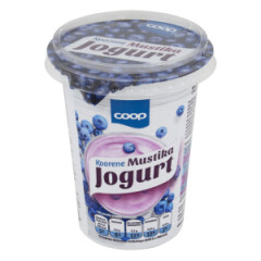 COOP JOGURTI MUSTIKA 400G 0,4kg