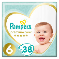 PAMPERS Mähkmed Premium Care VP Pampers, s6 38pcs