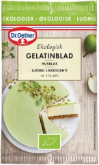 DR.OETKER Gelatin leaves, organic 10pcs
