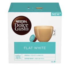NESCAFE Kavos kapsulė DOLCE GUSTO FLAT WHITE 16pcs
