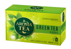 AROMA TEA Zaļā tēja maisiņos Classik 20pcs