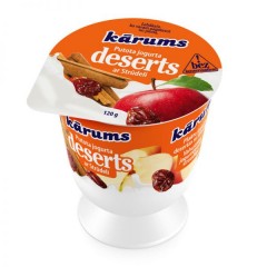KARUMS Whipped yog. dessert with Strudel 120g