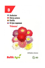 BALTIC AGRO Астра садовая 'Princess' 80 семян 1pcs