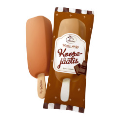 KOOREJÄÄTIS KOOREJÄÄTIS chocolate dairy ice cream on a stick 90ml/57g 0,057kg