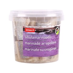 RIMI Silkių filė su svogūnais marin.RIMI,390g 390g