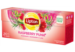 LIPTON Augļu tēja maisiņos Raspberry Pink 36g
