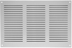 EUROPLAST Metalinės ventiliacijos grotelės MR3020, 300 x 200 mm, baltos sp. 1pcs