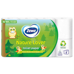 ZEWA Tualettpaber nature lover 3-kih. 8pcs