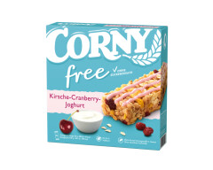 CORNY Free Cherry-Cranberry Yoghurt 120g