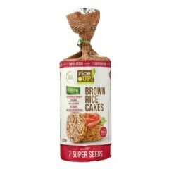 RICE UP Pruuni riisi galett superseemnetega 120g