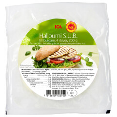 ICA Juust Halloumi viilutatud 26% 200g