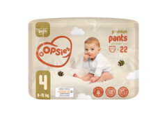 GRITE Autiņbiksītes Oopsites s4 8-15 kg 22pcs