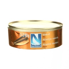 NORTHLAND Makreles Northland eļļā 240g/144g 140g