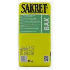 SAKRET Liimimis- ja armeerimört BAK Sakret 25kg hall 25kg