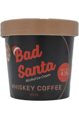 BAD SANTA Bad Santa Whisky Coffee alkoholijäätis 4,2% 120 ml 120ml