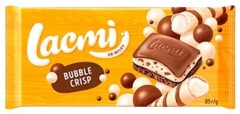 ROSHEN Pieninis akytasis šokoladas LACMI BUBBLE CRISP 85g