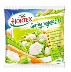 HORTEX Šald. daržovių mišinys "pavasaris" "hort 0,4kg