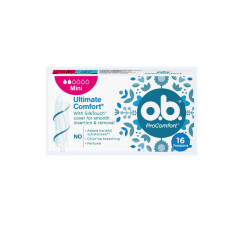 O.B. Higieniniai tamponai O.B. PRO COMFORT MINI 16pcs