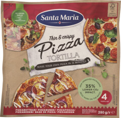 SANTA MARIA Pizza Tortilla (4-pack) 280g