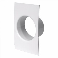 EUROPLAST PVC ventilatsiooni seina üleminek Eiroplast Ø150mm valge 1pcs