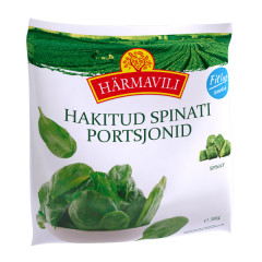 HÄRMAVILI Hakitud spinati portsjonid 0,3kg