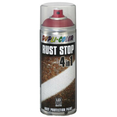 DUPLI-COLOR Aerosool roostevastane värv Rust Stop 4in1 DUPLI-COLOUR 400ml/aerosool RAL8017 400ml