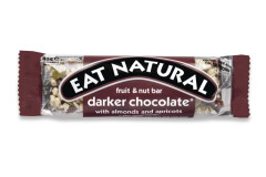 EAT NATURAL Batoon tumeda (70%) šokolaadiga, mandlite ja aprikoosidega 45g