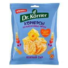 DR. KÖRNER Wholegrain rice and corn chips cheese 50g