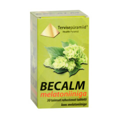 TERVISEPÜRAMIID Tabletid BeCalm melatoniiniga N30 30pcs