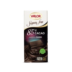 VALOR Becukris juodasis sokoladas 85% , VALOR 100g