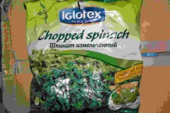 IGLOTEX Chopped spinach 400g Iglotex 0,4kg