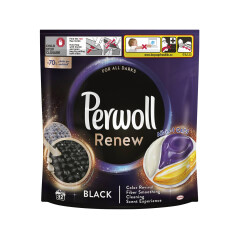 PERWOLL Skalbiamosios kapsulės RENEW BLACK 32pcs